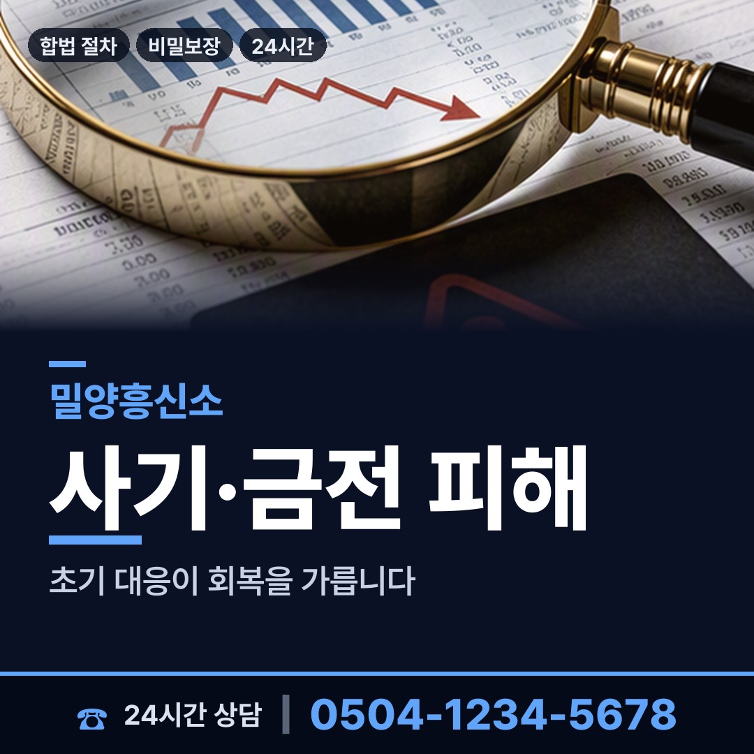 밀양 부북면 외도정황 상담 안내